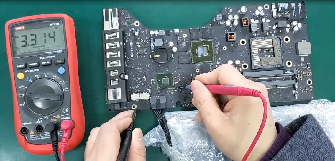 a1418苹果一体机主板维修,a1418一体机不开机