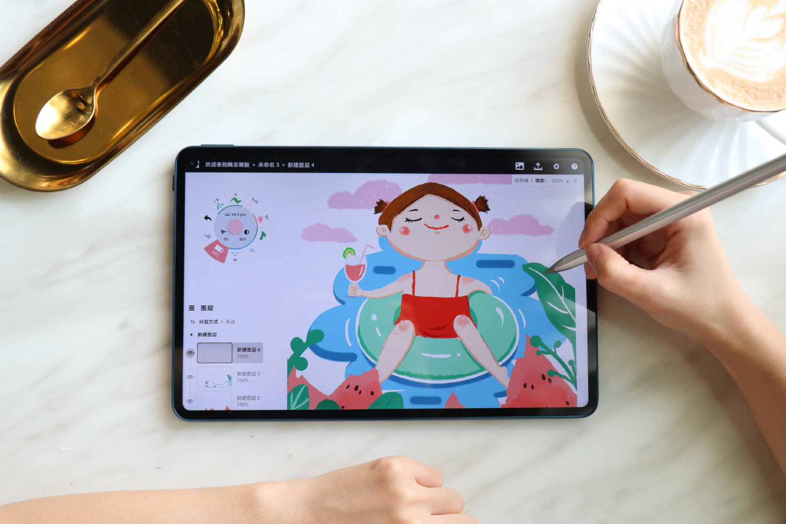 华为matepadpro画画效果怎么样,华为matepadpro可以画效果图吗