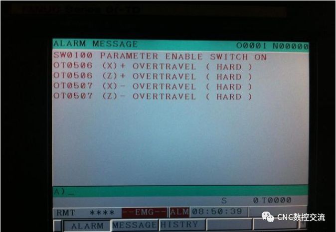 fanuc机床急停报警怎么解除,常见fanuc报警大全