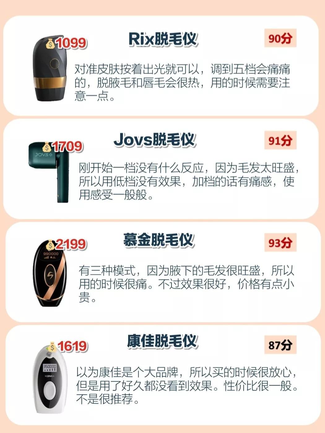 奥克斯脱毛仪和oes脱毛仪哪个好用,新款脱毛仪推荐排行榜第一名