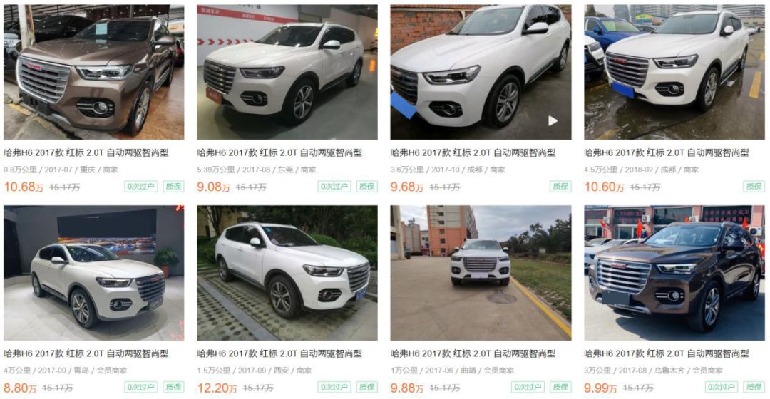 哈弗h6销量高为什么二手车少,哈弗h6为什么价格不高配置不低
