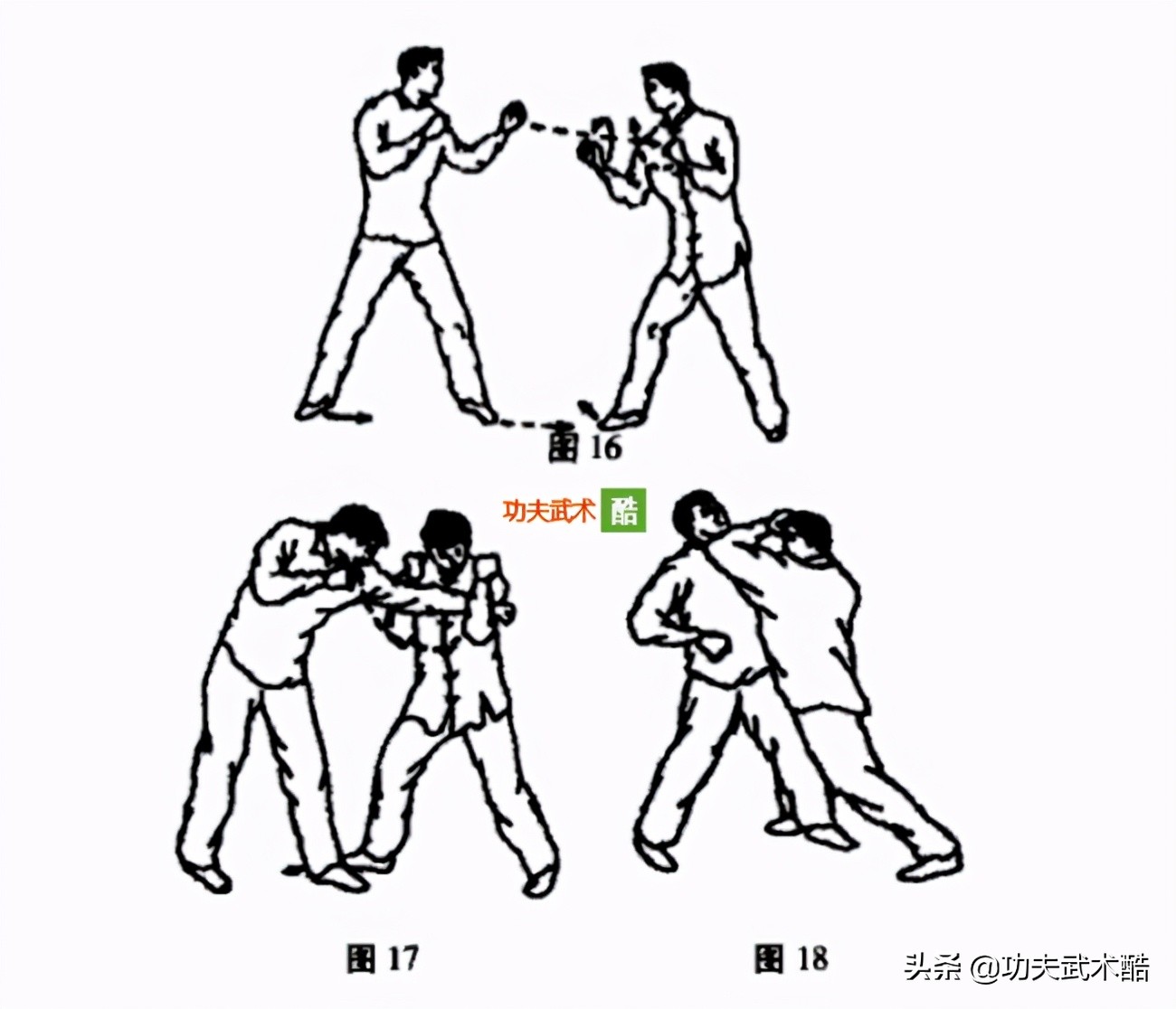 民间南派洪拳实战技法,洪拳散手八式图解