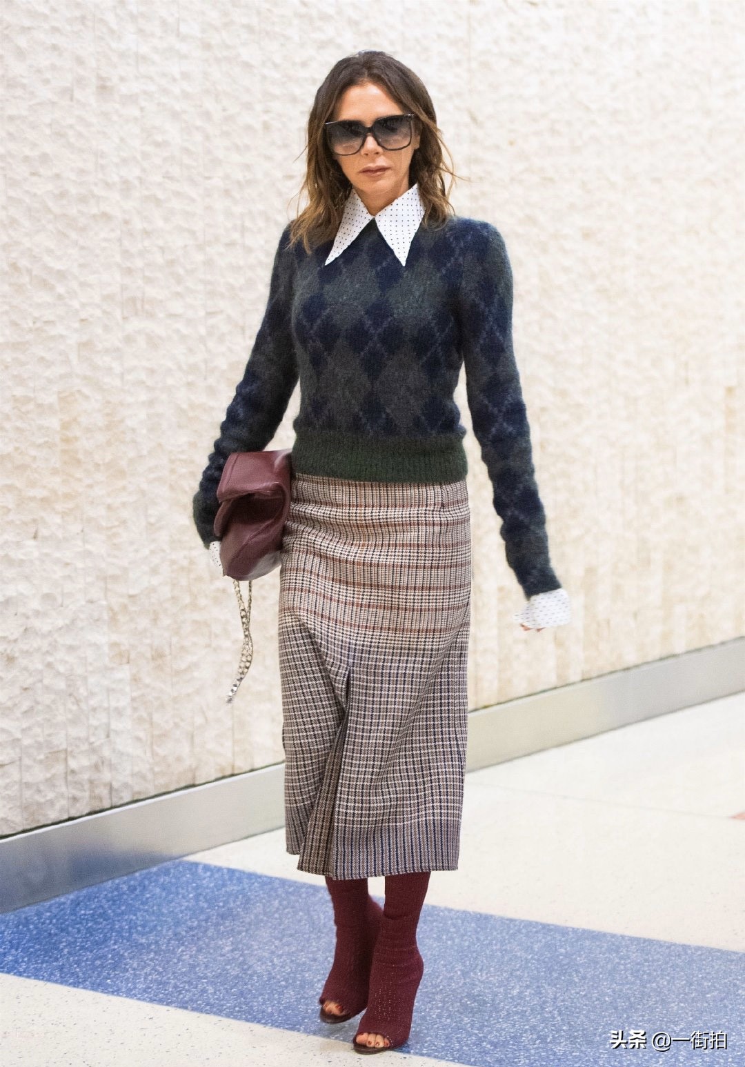 频频抢镜贝嫂现身街头,贝嫂走红毯视频