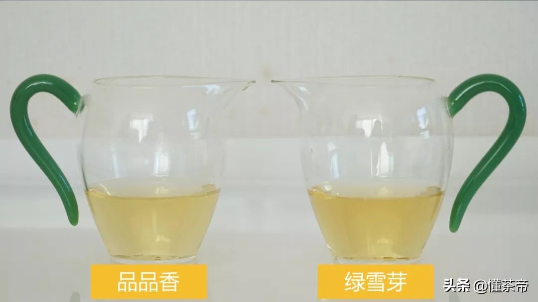 品品香和绿雪芽的老白茶哪个好,白茶测评