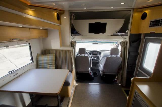 中天依维柯2045越野房车蒙古版,中天房车2021无拓展房车价格