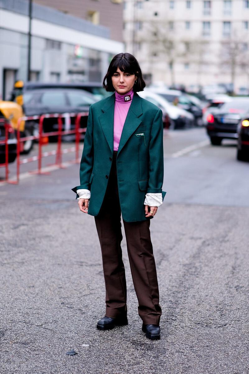 深绿撞色搭配高级感,撞色搭配满满都是高级感