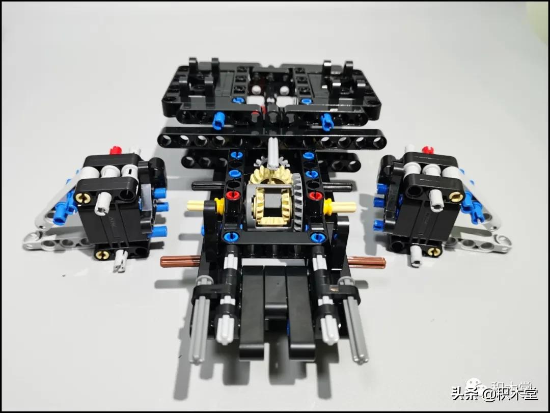 宇星模王13056拼装全过程,宇星模王积木开箱拼装过程