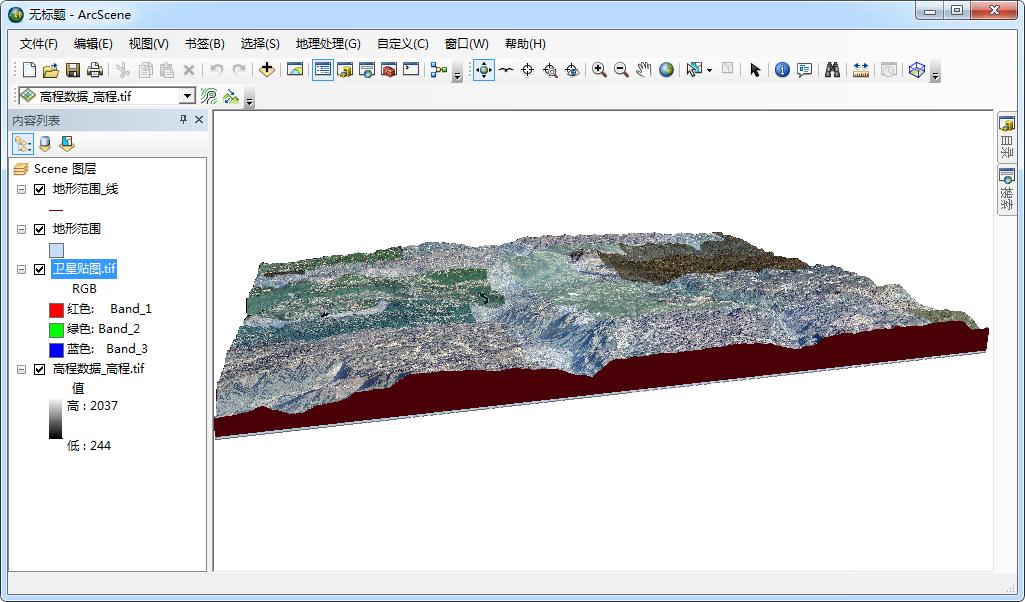 arcscene使用方法,用arcscene怎么制作三维效果图
