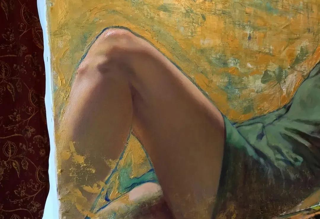 半成品看上去也如此精彩：美国画家路易斯的肖像作品