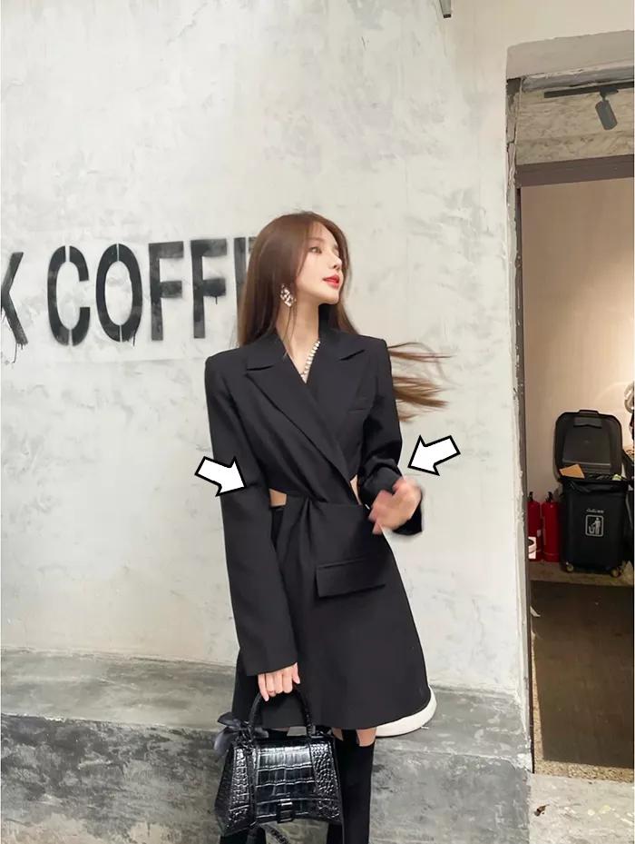 大胸姐妹穿连衣裙“藏胸”的技巧，视觉上帮你显瘦10斤