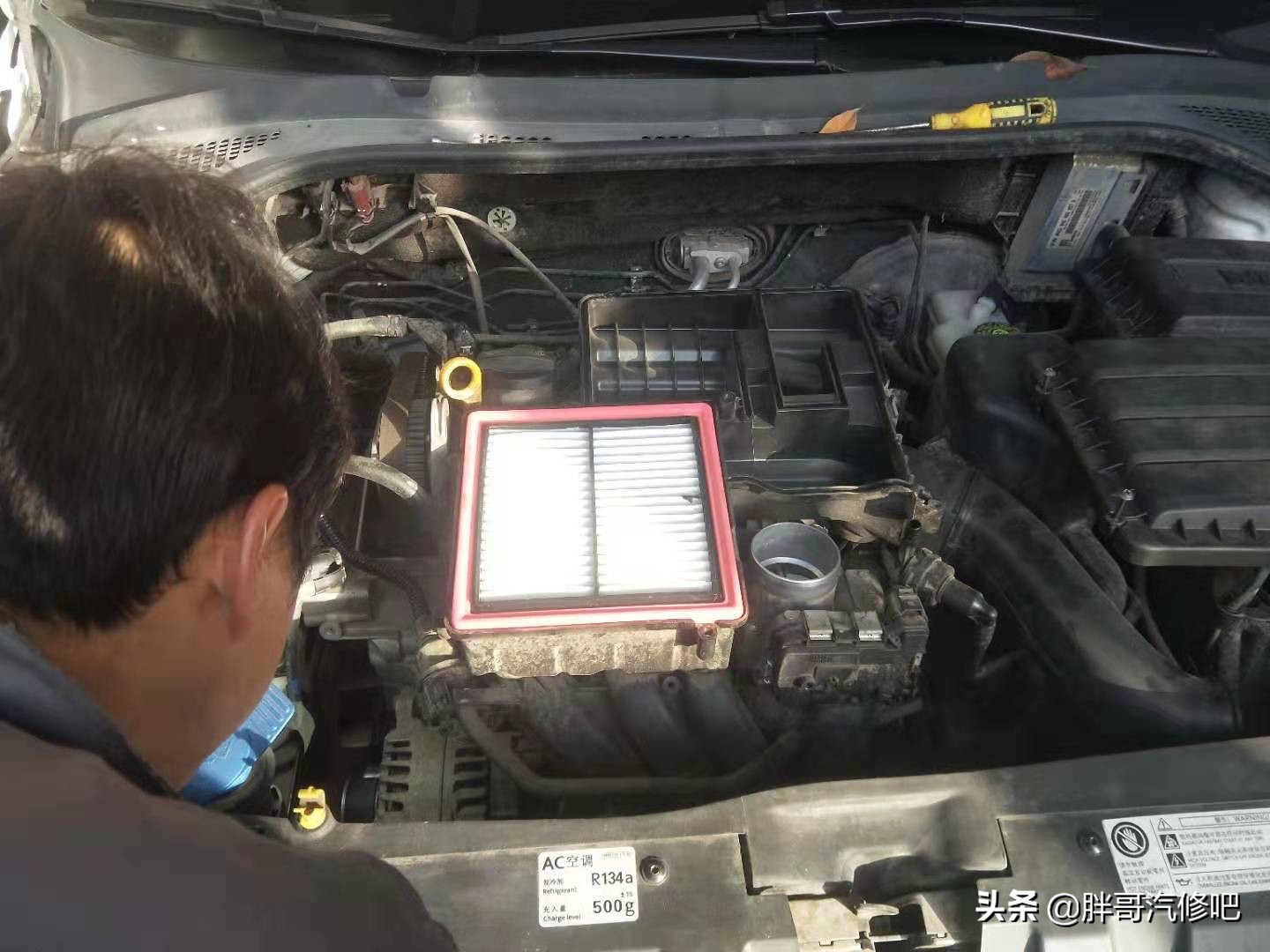 大众ea211发动机正时皮带更换时间,大众ea211发动机1.6涨紧轮