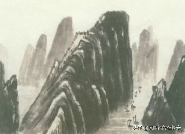 山水画技法山石的基本画法解析,中国山水画技法如何画山石