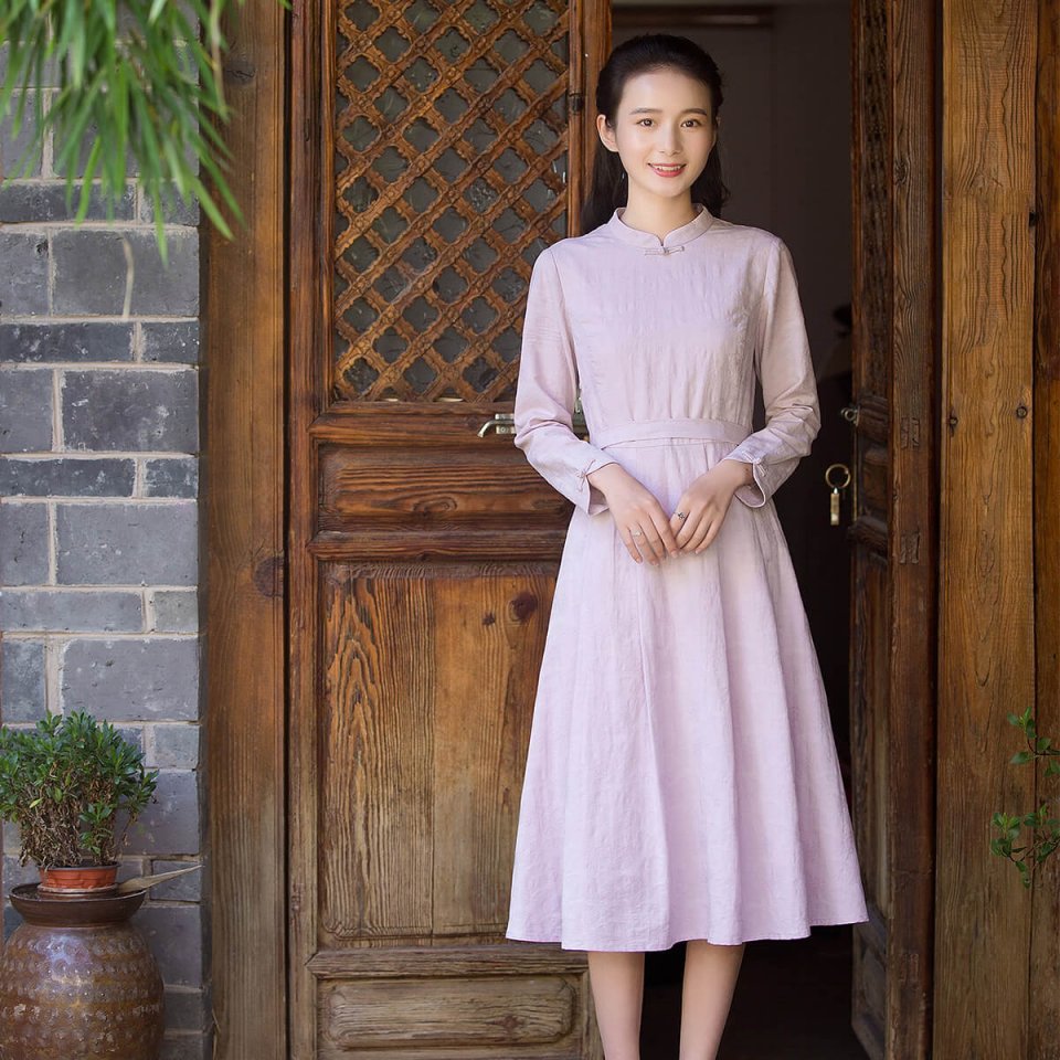 超适合秋天穿的仙女裙,气质仙女裙穿搭秋款