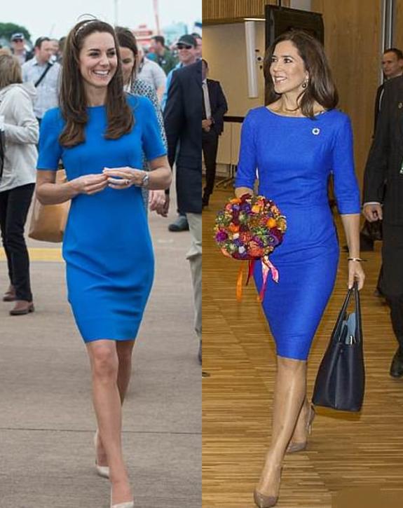 丹麦王储妃唐纳森穿衣图片,丹麦王储妃玛丽绿色西装