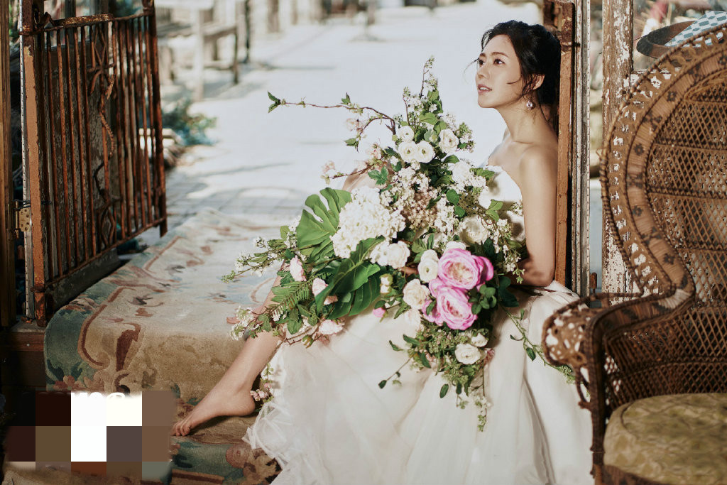 秋瓷炫婚纱照曝光,秋瓷炫婚纱照图片大全