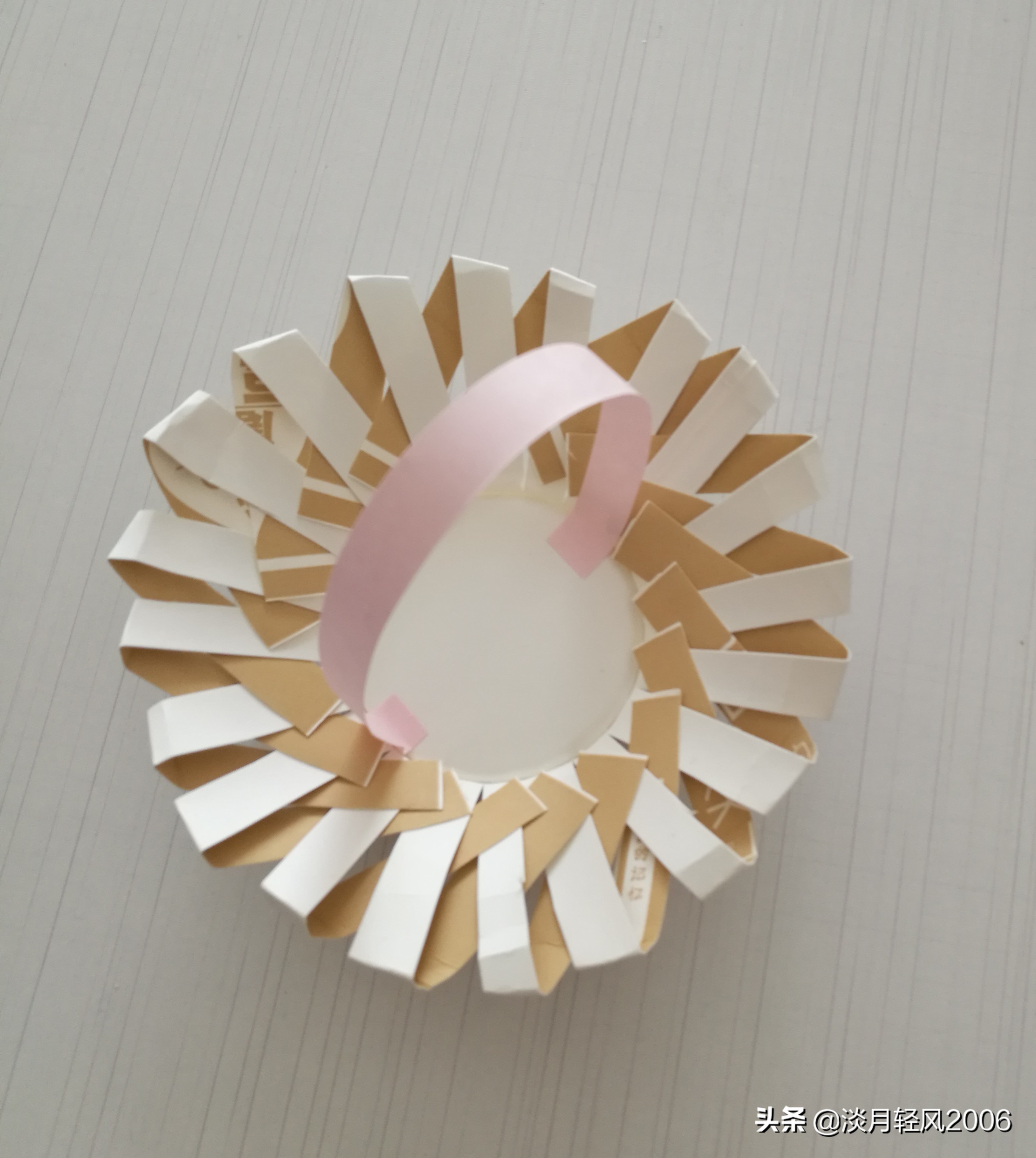 幼儿园手工制作吸管篮子,小学生手工卡纸制作小篮子