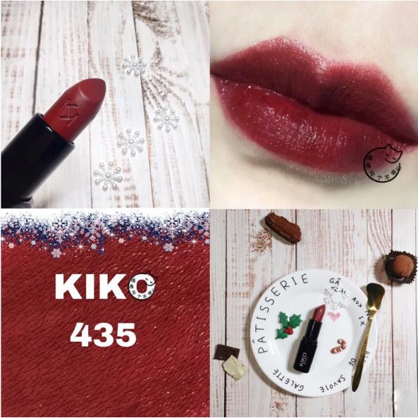 kiko口红豆沙色推荐,学生党口红平价好用推荐水蜜桃味