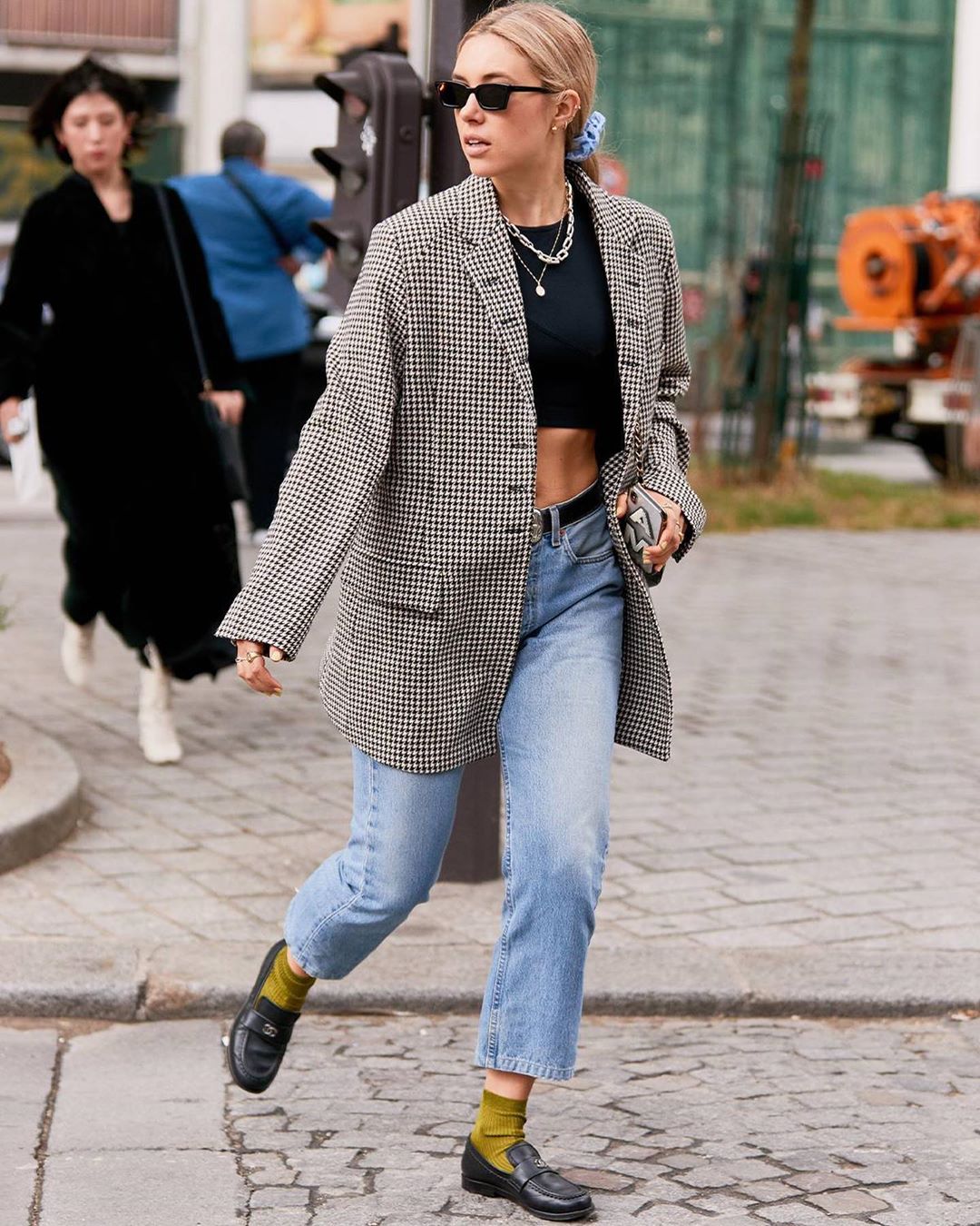 懒人鞋走路一脚蹬,懒人鞋免系鞋带松糕鞋