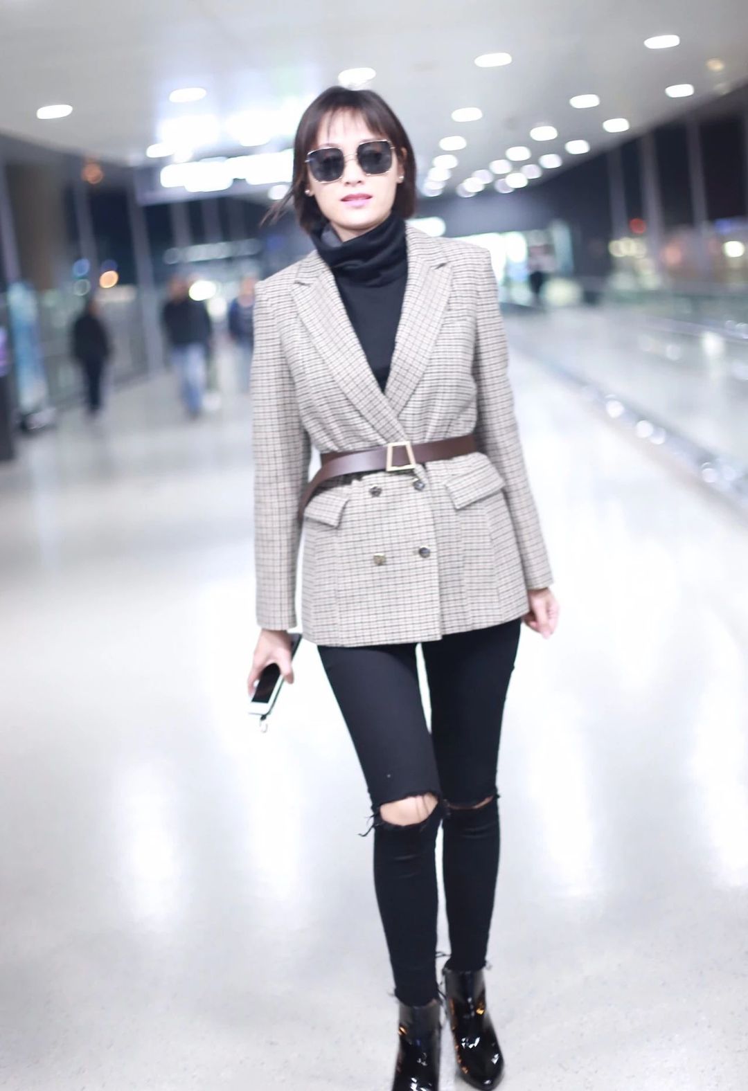 机场女王杨幂,机场女王戚薇杨幂