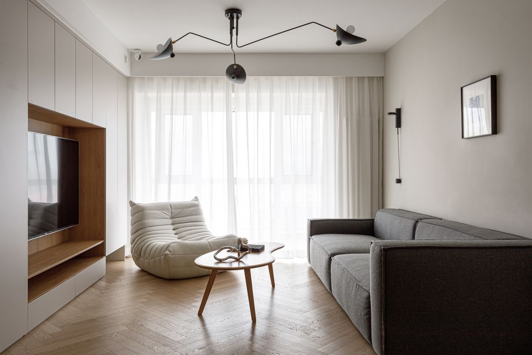 北京夫妻的断舍离装修，打满柜子做收纳，全屋奶咖色温馨又高级