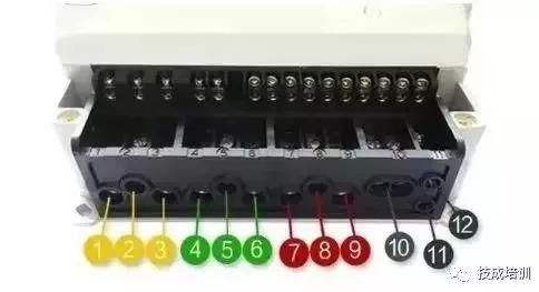 出租房电表接线图,两个电表的接线图