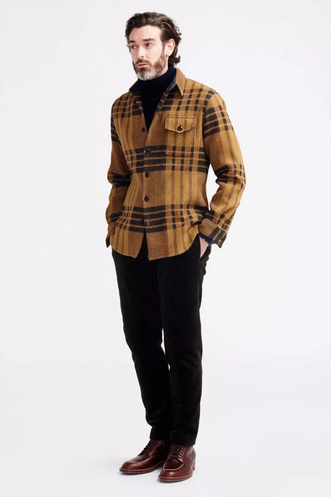 高级感法兰绒,法兰绒营造出属于绅士的冬日感性