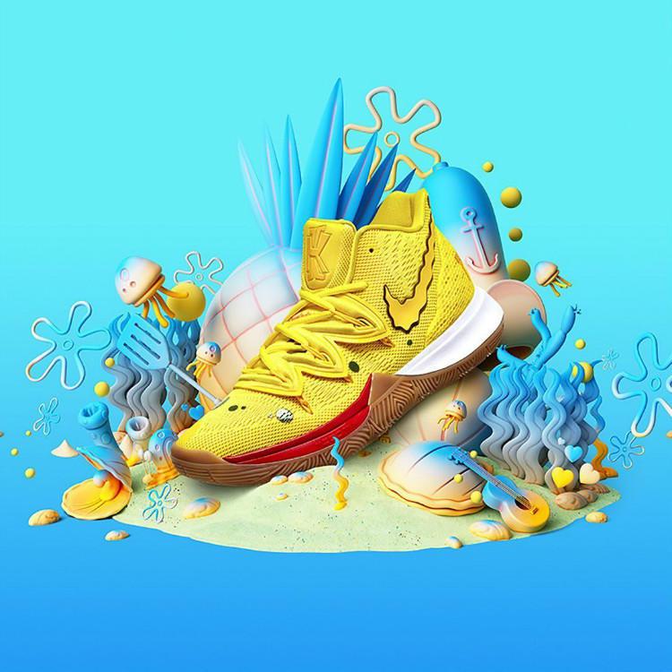 kyrie5最新海绵宝宝,kyrie5海绵宝宝评价