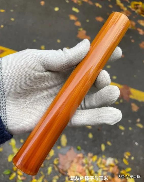 实心竹手把件怎么盘养,如何把竹子盘变色