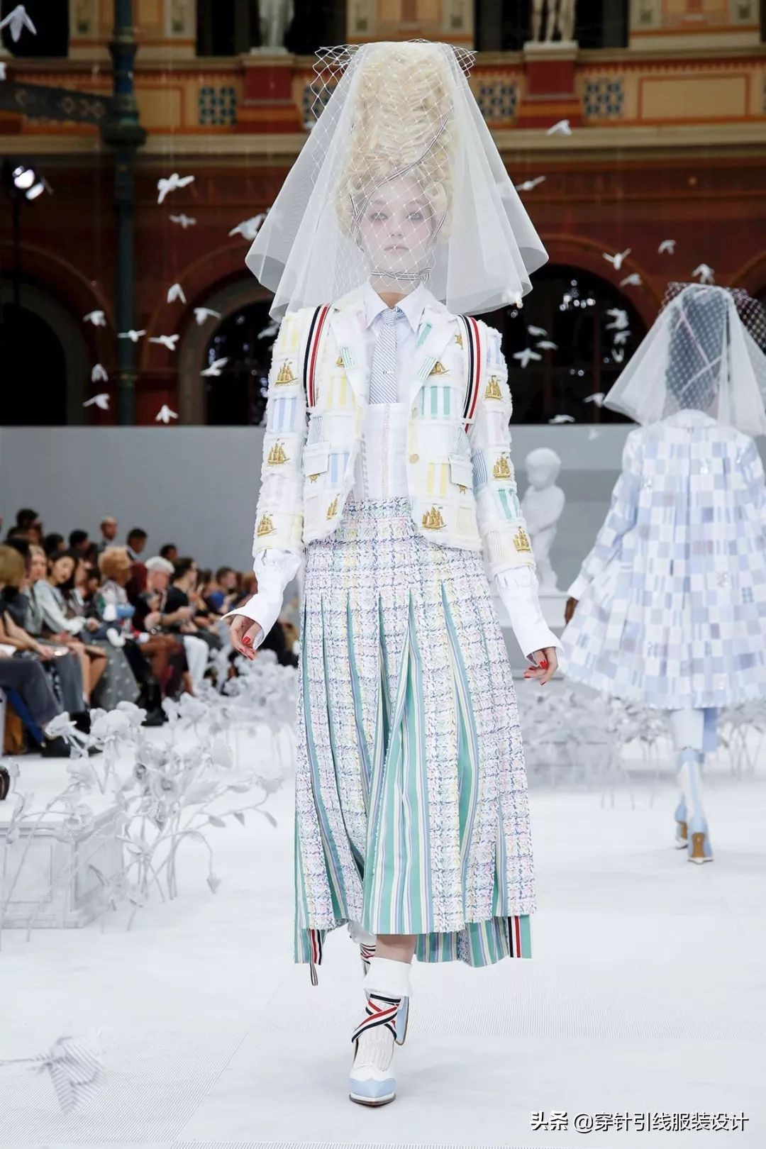 thombrowne西装全身搭配,thombrowne西装上身效果