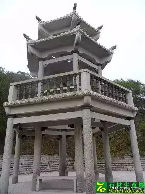 屋顶凉亭造型图片,仿木凉亭造型精美