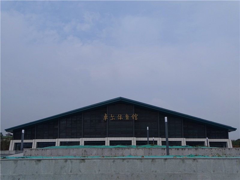 随拍“绿色琉璃瓦”建筑——武汉大学卓尔体育馆