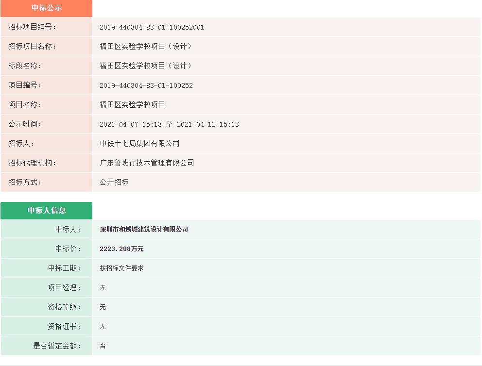 福田区2025年新建的学校,深圳实验学校福田新校区