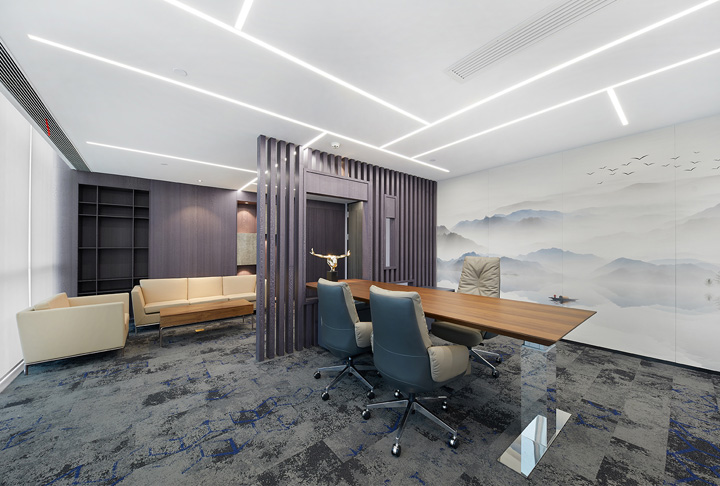 不缀冗余，高端轻奢锐天投资上海总部设计欣赏