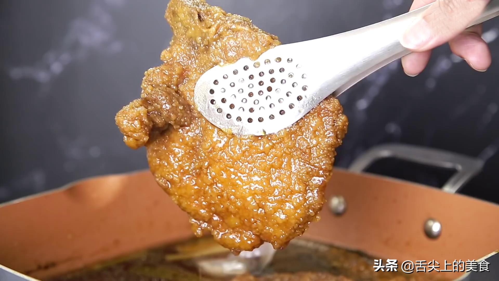 不需要炸的卤大排的做法,大排要怎么上浆怎么炸好吃