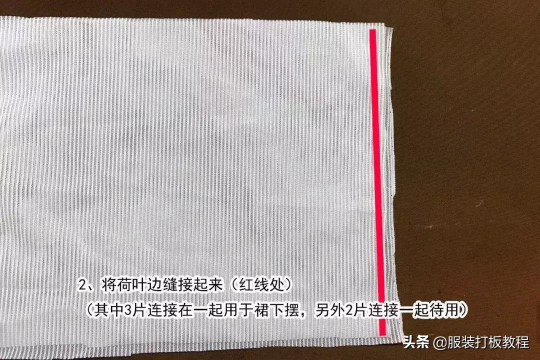 不规则半身荷叶边裙结构制图,不规则半身荷叶裙怎么搭配