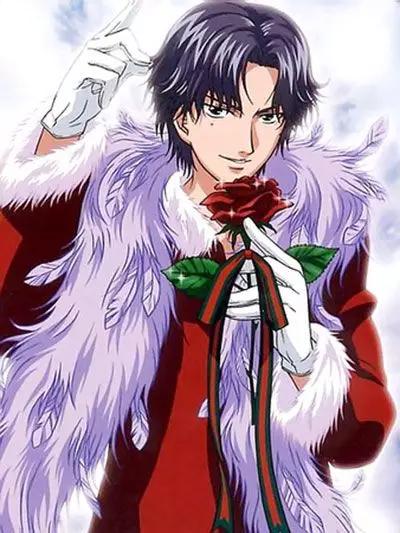 二次元紫瞳男生,二次元紫发帅哥图片