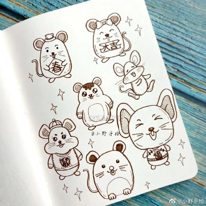 假期手抄报简单又漂亮可爱的图案,又好画又漂亮的手抄报