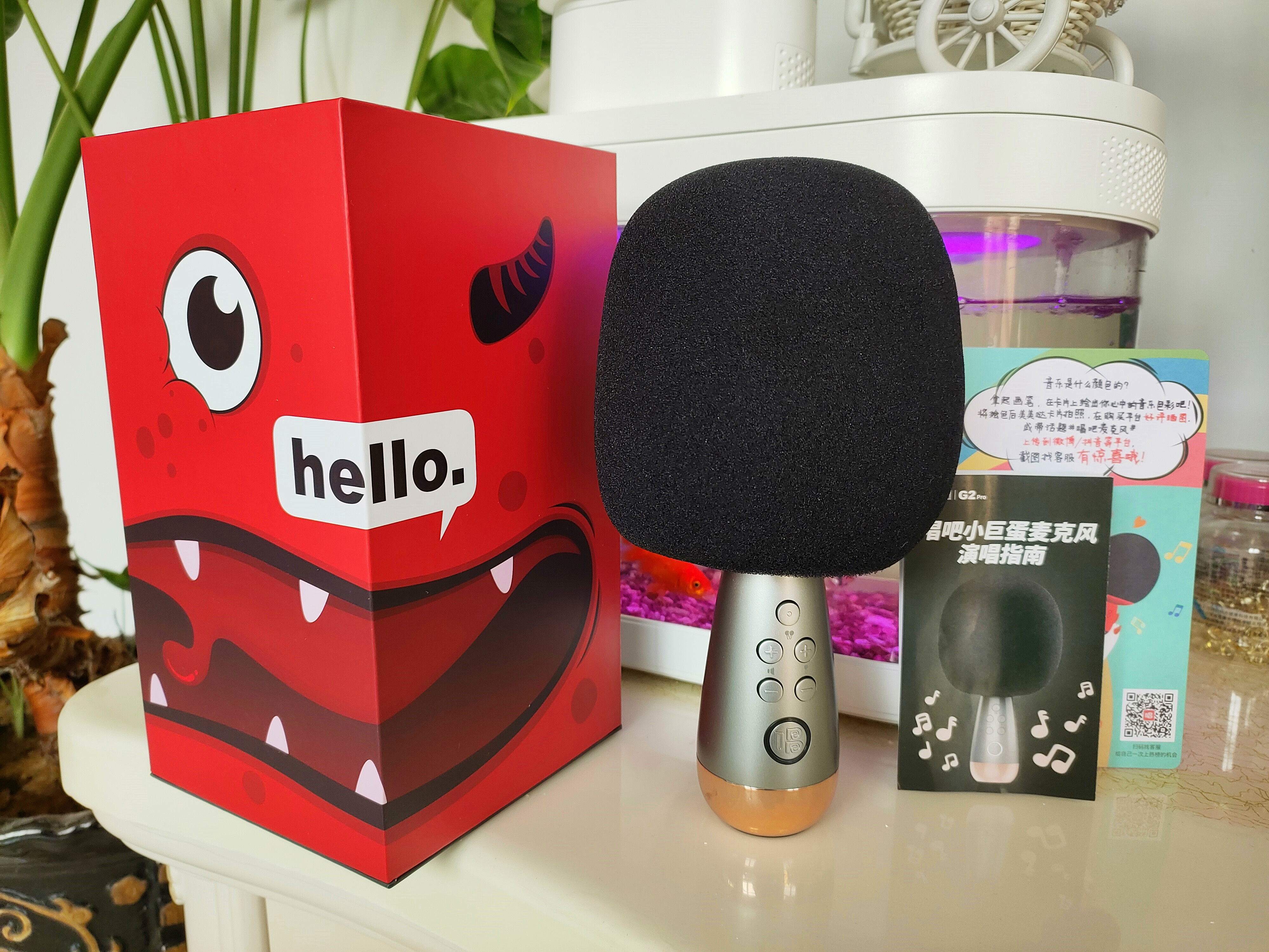 唱吧小巨蛋麦克风g2怎么调音量,唱吧小巨蛋g2麦克风评测