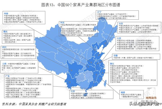 家具产业排名,广东vs江苏谁是第一强省