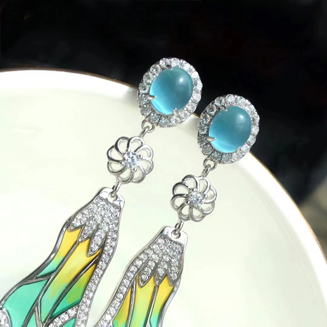 珐琅彩窗,空窗珐琅釉料的选择