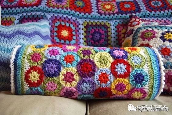 独一无二的抱枕套钩织教程,枕头套毛线钩织教程视频