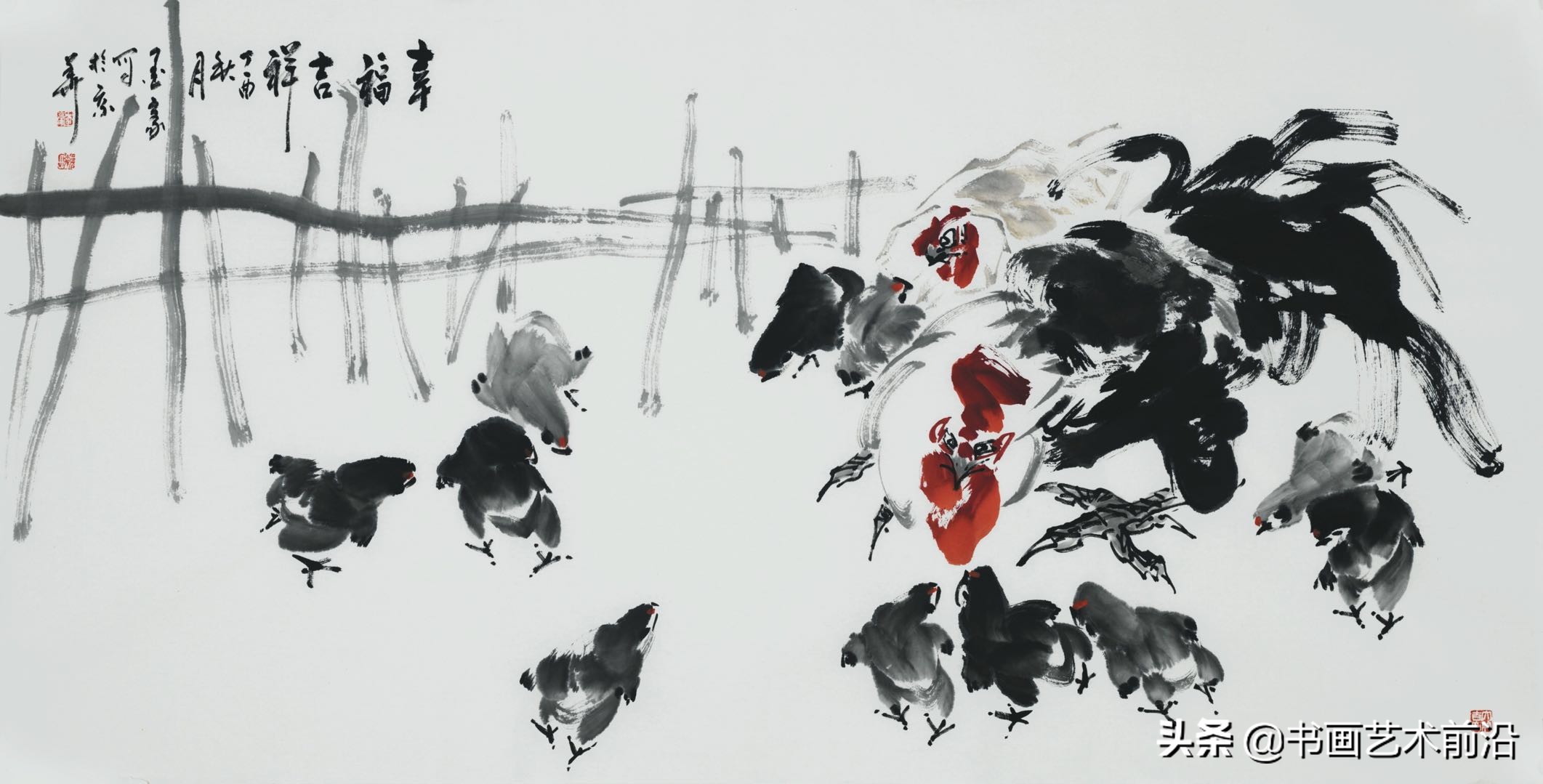 写意鸡画大全,写意鸡的图片大全