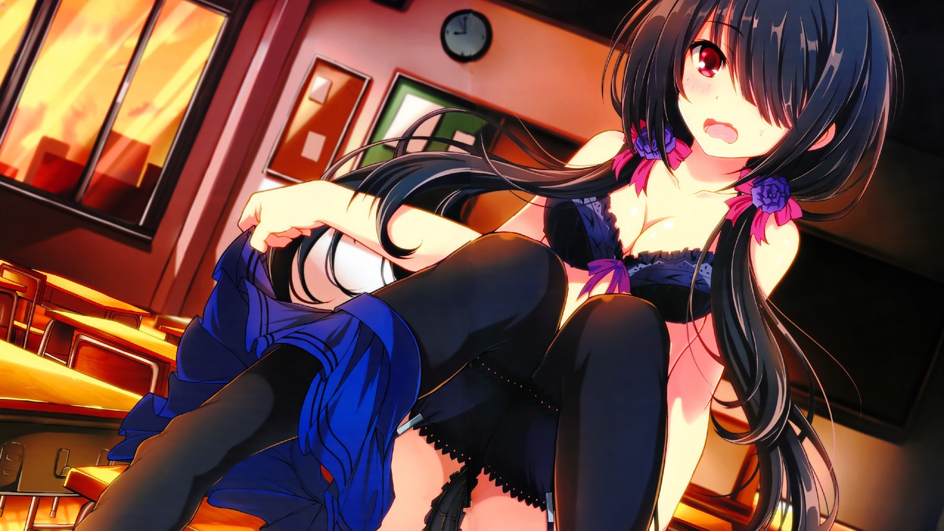 时崎狂三动漫美图壁纸,约会大作战狂三高清壁纸1080p