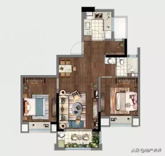 4套优质房产降价百万起拍,出售2房2厅房产一套