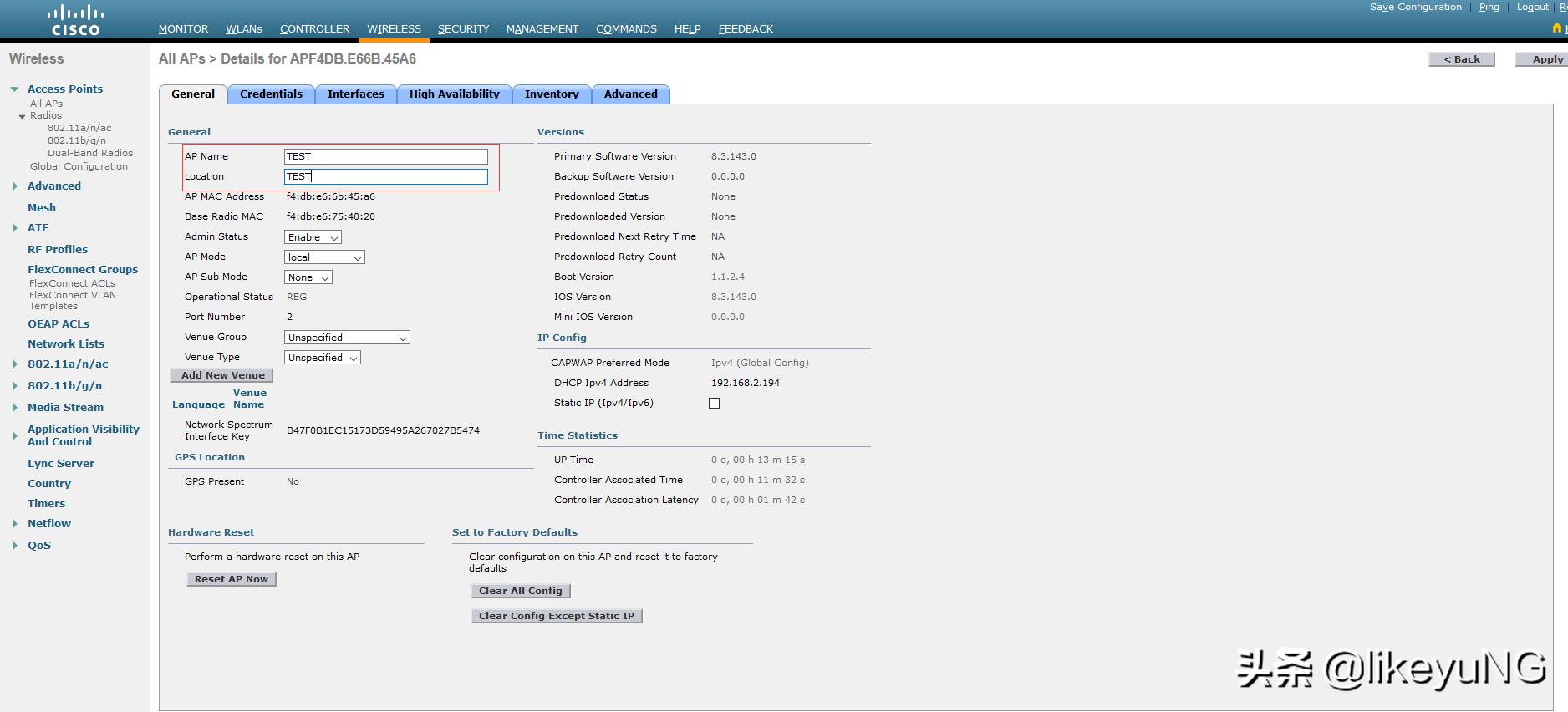 思科无线ap基本配置,思科无线ap上线配置详解
