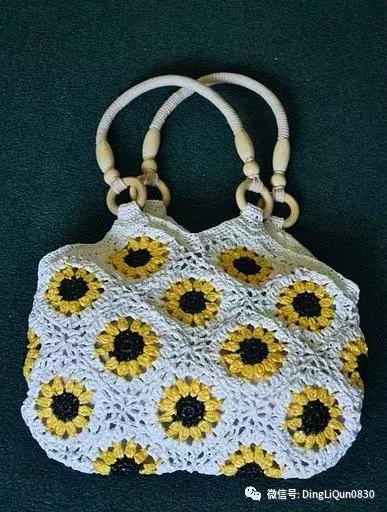 塑料袋编拖鞋,毛线编织浴花袋