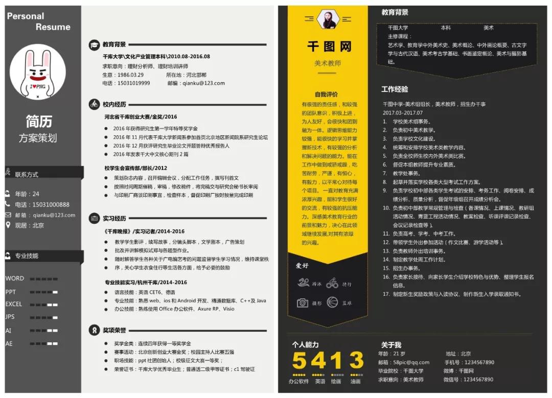 求职简历与个人简历怎么写,个人简历怎么写最好最简单模板