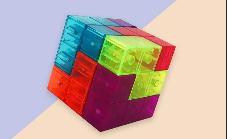 一个魔方有多少种可能,24段魔方各种形状