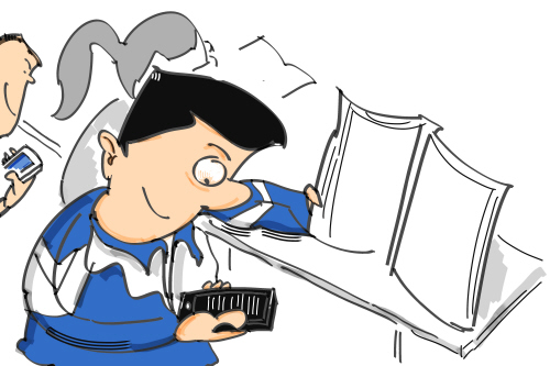 MP3两行字的显示屏，我看了几百万字的小说