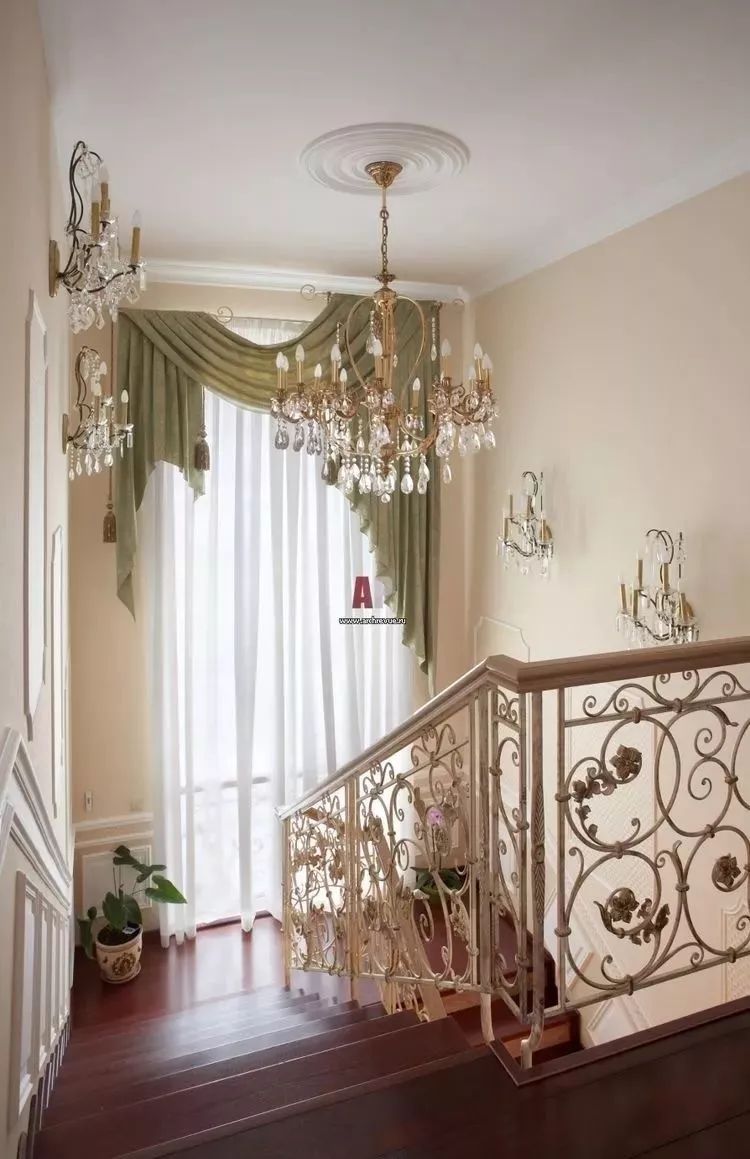 别墅窗帘的款式图片,别墅窗帘100个新款